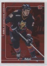 2000-01 ITG Be A Player Signature Series Ruby 31/200 Robyn Regehr #65 u6m