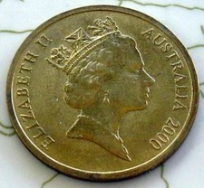 COIN AUSTRALIA $5.00 2000 BU A2