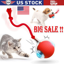 Automatic Rolling Ball Smart Cat Dog Toy Electric Pet Self-moving Kitten lot