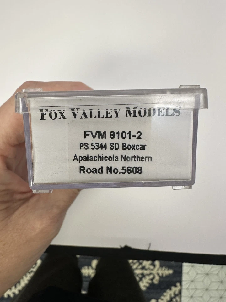 Fox Valley modelo # 8101-1 Apalachicola Northern 50 vagón de carga # 5603 escala N Foto 2 de 4