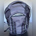 Black and Gray Backpack with cushioned laptop pocket