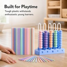 Abacus Counting Toy for Kids, Math Learning Aid Counting Toy, for Fun