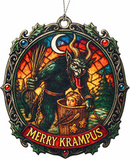 Krampus Christmas Ornament 2026, Gothic Tree Ornament, Dark Holiday Decor, Mythi