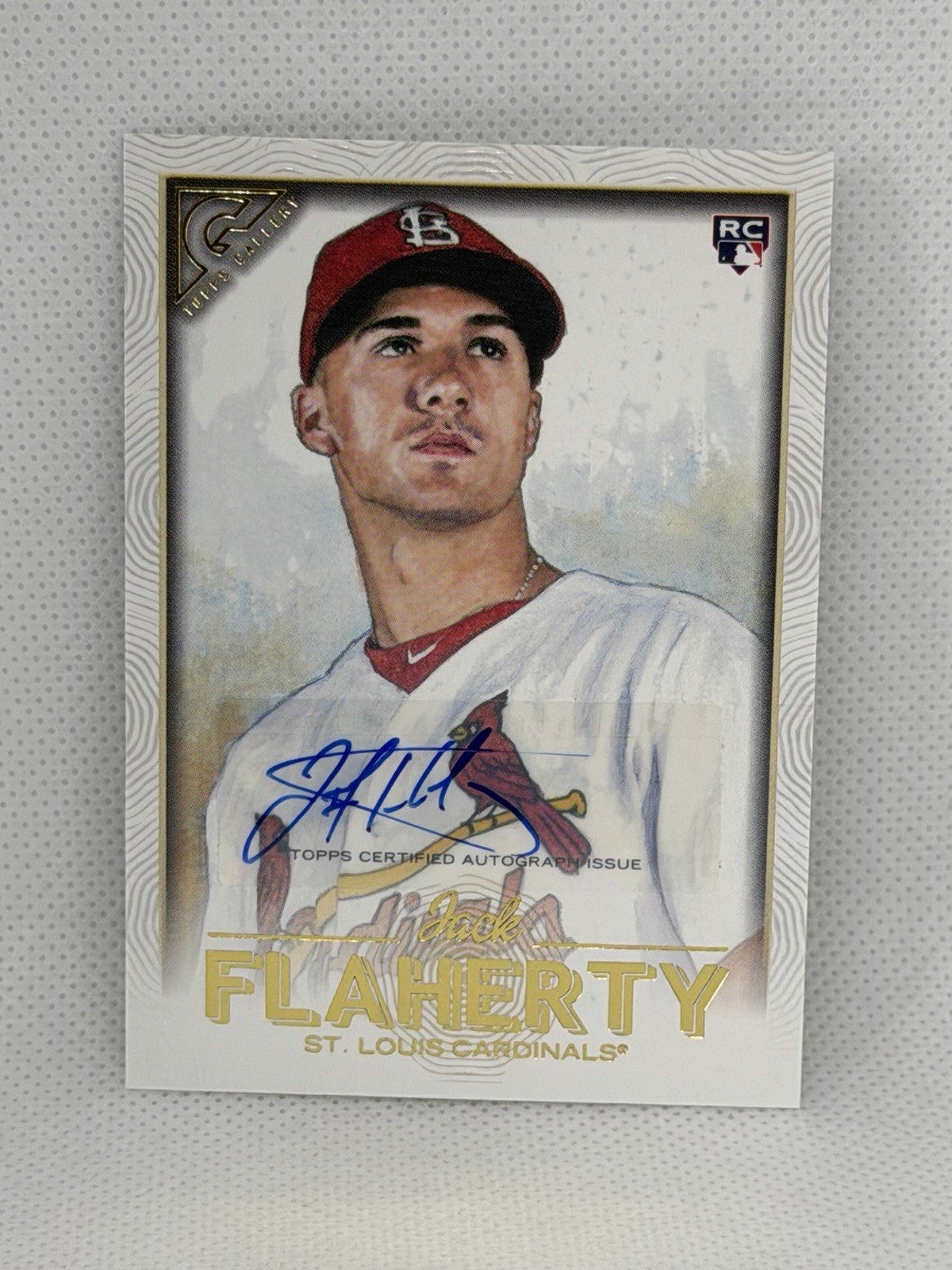 2018 Topps Gallery Auto Jack Flaherty #83 Rookie Autograph RC Cardinals