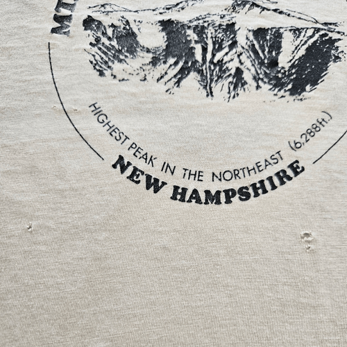 Mt. morbido vintage ben indossato T-shirt maglietta Washington State Park New Hampshire XL - Foto 5 di 12