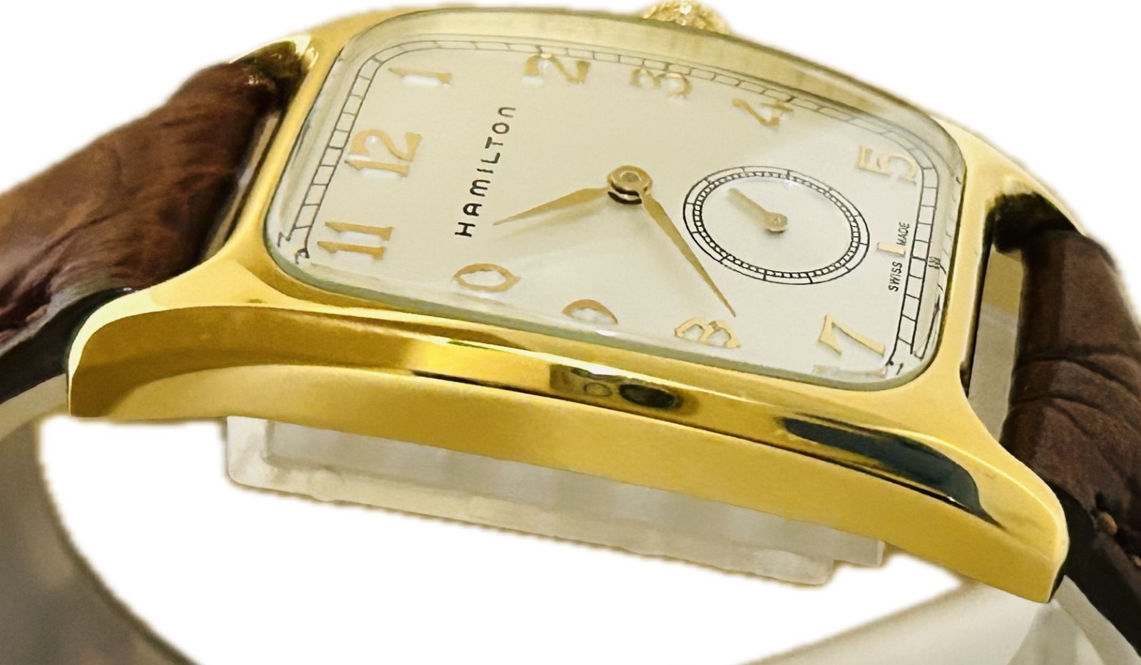 Hamilton American Classic Boulton H134110 Quartz Unisex Watch Excellent A6434 image 5