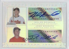 2009 Bowman Sterling Dual Refractor 70/199 Nolan Reimold Josh Reddick Auto 0v0