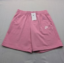 New Nike Sportswear Youth Sz XL Terry Sweat Shorts Pink