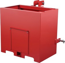 Ballast Box 3 Point Category 1 Tractor Loader 2" Hitches Quick Tach Attachment