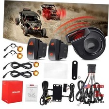 UTV Turn Signal Kit with Horn,Plug and Play UTV ATV Blinker with Power Amber