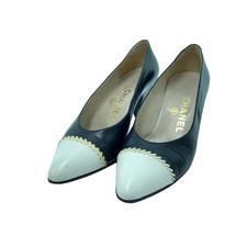 CHANEL Pumps Black Women's Damaged Size EU36/US5.5