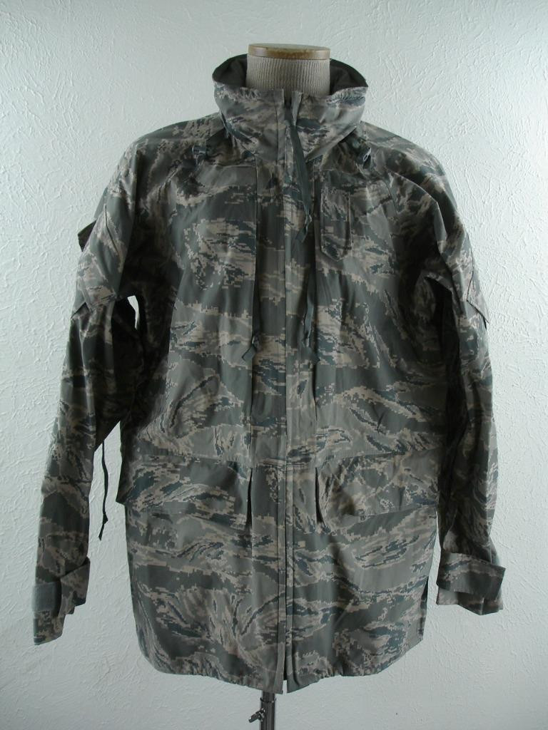 USAF Gore-Tex Parka APECS ABU Military Tiger Stripe Digital Camo