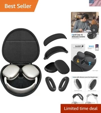Hard Case for AirPods Max Supports Sleep Mode, Travel Carrying Headphone Case...