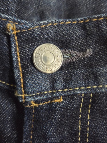 POLO RALPH LAUREN jeans uomo vintage 32x32 blu denim 381 slim fit 100% cotone - Foto 4 di 12