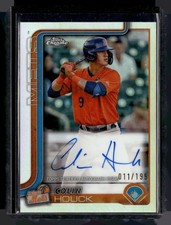 2025 PRO DEBUT CHROME REFRACTOR /199 AUTO COLIN HOUCK METS
