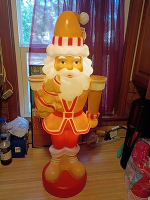 Holiday Time Lighted Nutcracker Blow Mold Christmas Decor 32'' 