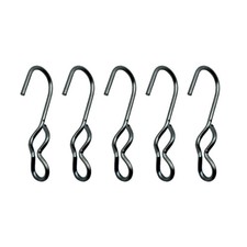 S J Hooks 5 Piece Set Rubber Rope Hooks Double Eye Hooks TRRSJ For Canvas/Tarp