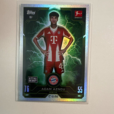 Topps Match Attax 2025/26 Adam Aznou ATTAX Debut FC Bayern München #357