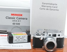 Leica III f Minox miniature camera boxed 60500