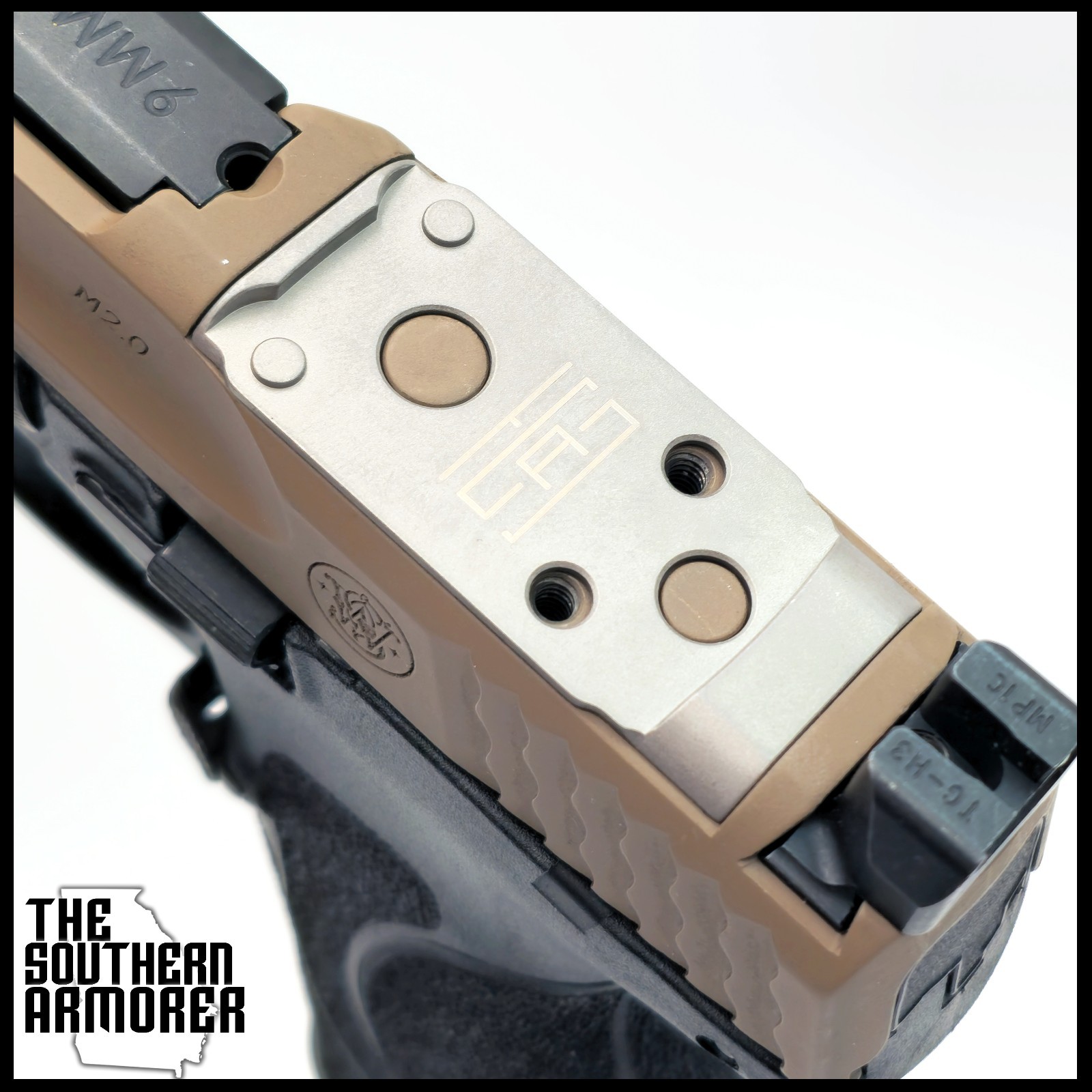 Adapter Plate for RMSc Optic 407K 507K & S&W M&P M2.0 and -Screws & Hex Key incl