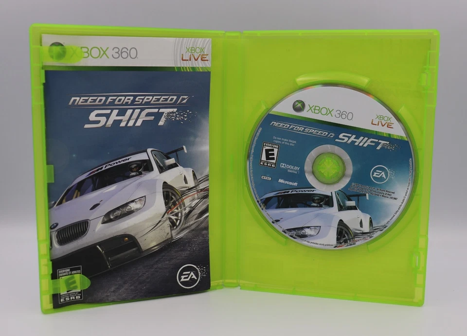 Need for Speed: Shift Microsoft Xbox 360 Game CIB Complete Used  - Image 3 of 3