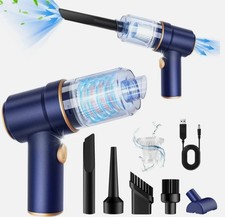 Handheld Car Vacuum Cleaner 9000Pa 120W Cordless USB Rechargeable Air Duster Por