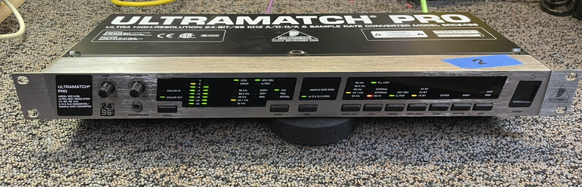 Behringer Ultramatch PRO SRC2496 24-Bit/96 kHz A/d-d/A & Sample