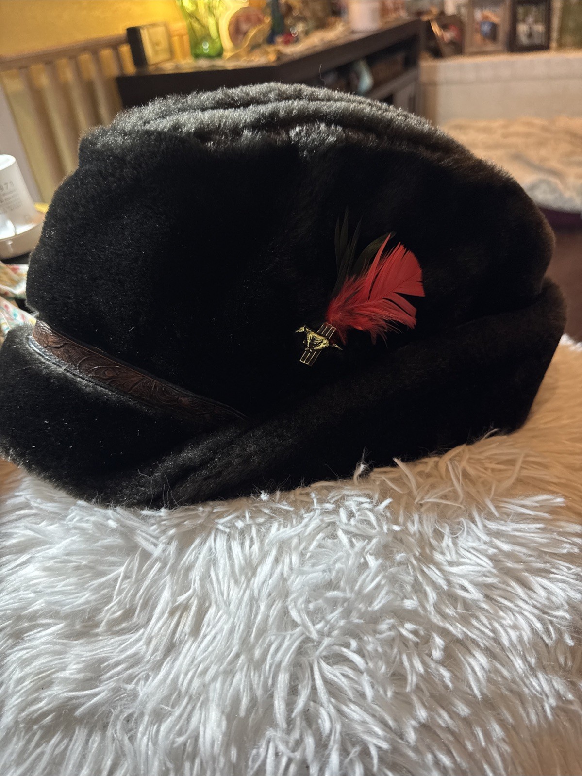 Men's Chocolate Brown Fur Fedora Hat by United Hatters