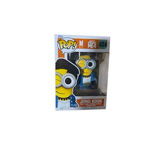 Funko Despicable Me 4 Minion x BTS POP! Movies Jung Kook Vinyl Figure #424