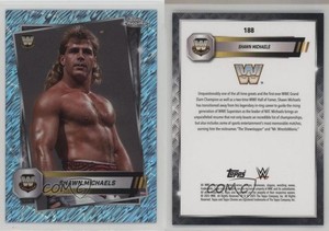 2025 Topps Chrome WWE Aqua Shimmer Refractor /199 Shawn Michaels #188