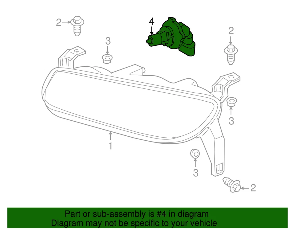 Faro de haz bajo genuino GM y bombilla antiniebla delantera 19257054 Foto 4 de 4