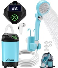 Rechargeable Portable Camping Shower, Outdoor Shower Pump for Hiking and Travel