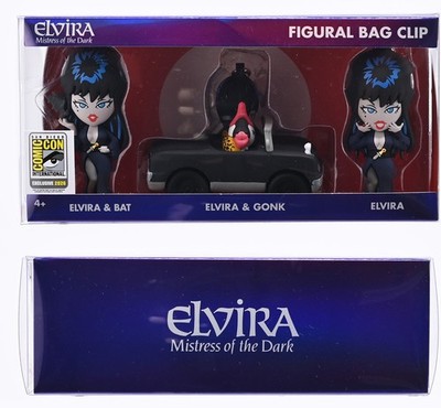 SDCC 2026 Monogram ELVIRA  3D Foam 3-piece bag clip set Ltd. to 200 pieces