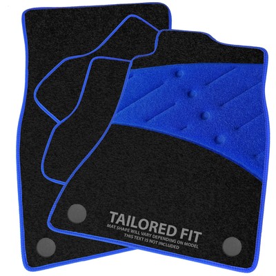 To fit Kia Cerato/Spectra 2004-2009 Black Tailored Car Mats [FW]