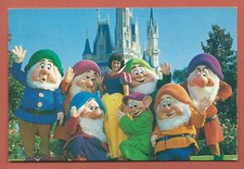 Postcard - 1 used - Snow White and the Seven Dwarfs - Disney World