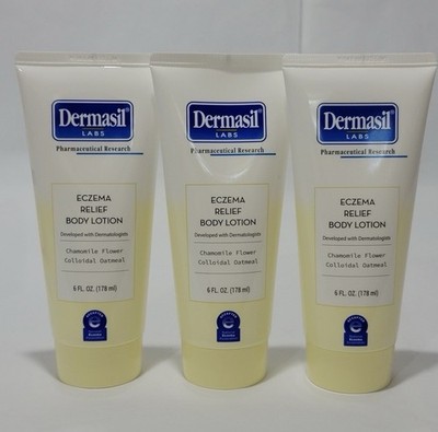 6-pack Dermasil Labs Eczema Relief Lotion Colloidal Oatmeal Fragrance-Free 6oz