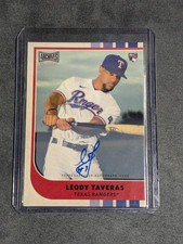 2021 Topps Archives Snapshots - Leody Taveras #20 Autographs (AU, RC)