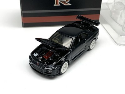 ZZC 1:64 GTR R34 Open Lid Edition without Side Window Alloy Car