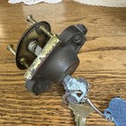 Vintage Bronze  Dexter Deadbolt Latch Lock W/2 Keys — photo 5