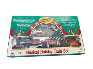 Musical Holiday Train Set | eBay