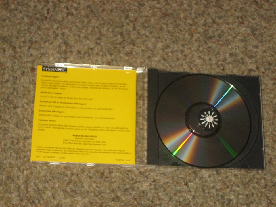 Symantec Norton Utilities Version 3.5 Mac OS CDROM Software Vintage - Image 4 of 4