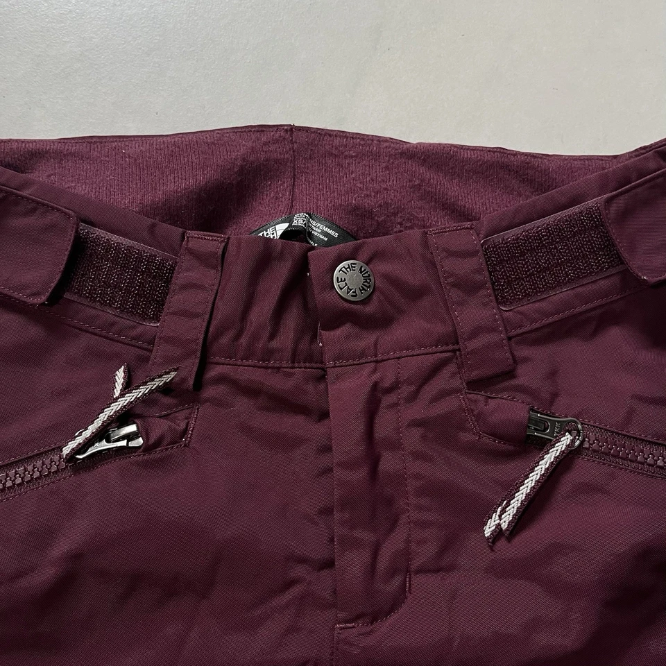 Pantalones de esquí para nieve North Face extra pequeños para mujer forrados aislados bolsillos exteriores Foto 2 de 4