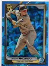 2024 Bowman Chrome Sapphire Edition - Manny Machado #12 Padres