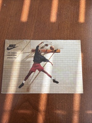 Michael Jordan Air Jordan Spring Collection 1991 Nike Catalog VTG 90s Logo Dunk.
