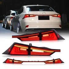 Smoked Full LED Tail Lights For Lexus IS250 IS300 IS350 ISF 2014-2020 Taillights