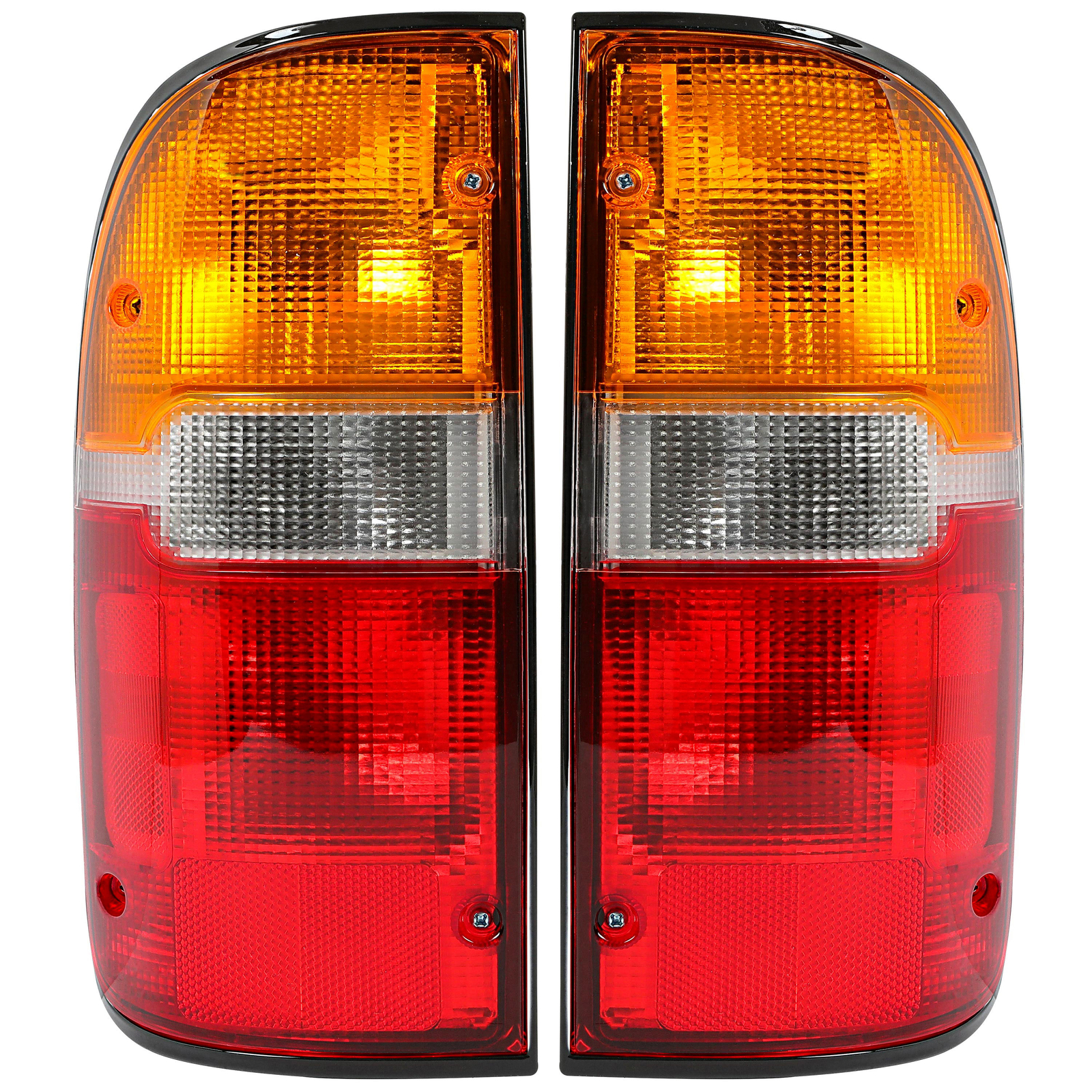 For Toyota Tacoma 1995-2000 Pickup Truck 2WD/4WD Red/Amber Tail Light Lamp