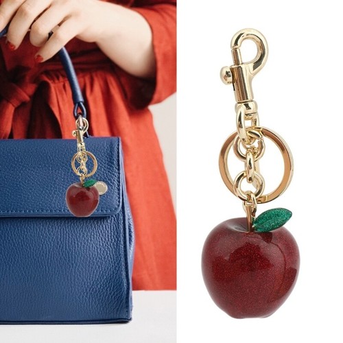 Glittering Apples Car Accessory Stylish Key Holder Easy Clip Designs for Bag Key - Zdjęcie 2 z 8