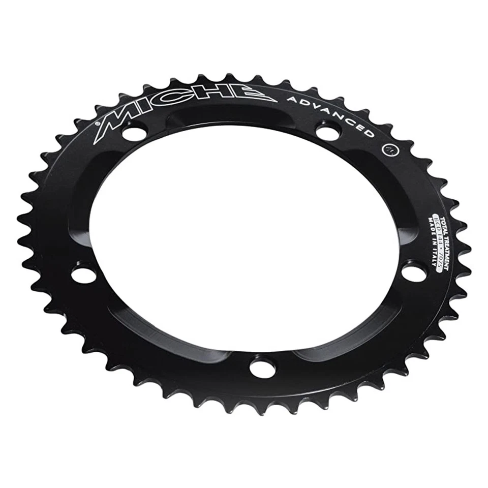 Miche 144PCD 1/8" Primato Advanced Pista Bike MTB Chainring 47T Ring Black - Image 4 of 4