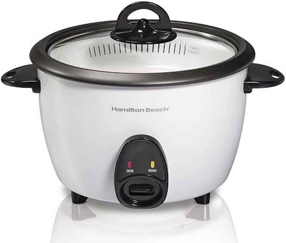 BRAND NEW HAMILTON BEACH 16 CUP RICE COOKER & FOOD STEAMER MODEL 37516