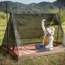 Mesh Inner Tent 2-Person Camping Shelter With Waterproofed Tent Bathtub Floor